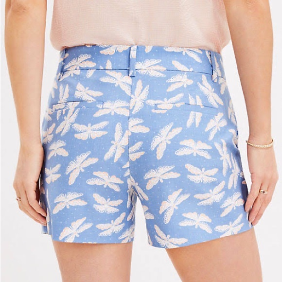NWOT Loft || Woman’s Riviera Shorts In Butterfly Print size 8 - Picture 9 of 9